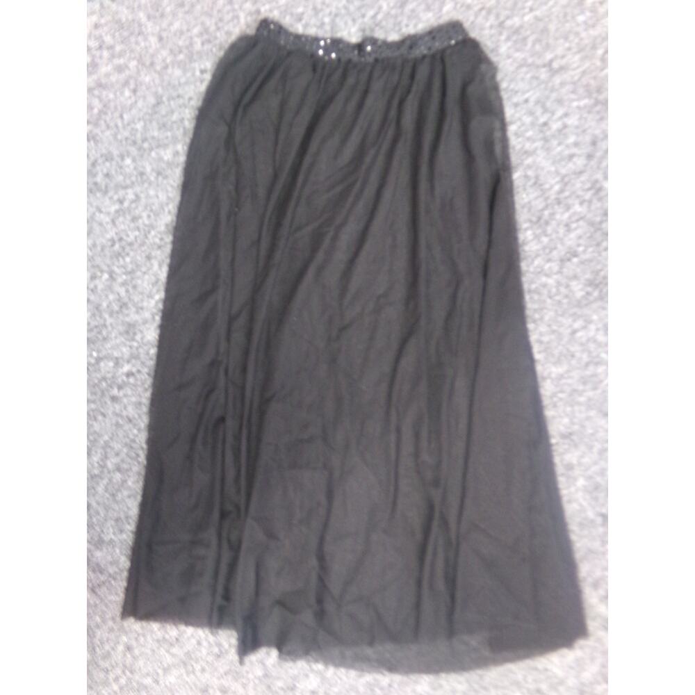 Dance Costume Skirt Green Kelle S/M Adult Mesh Rhinestone Lyrical Contemporary